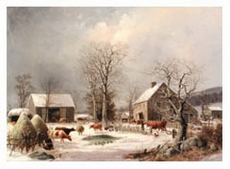 Farmyard in Winter